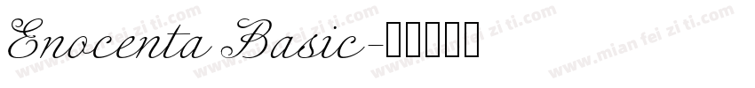Enocenta Basic字体转换